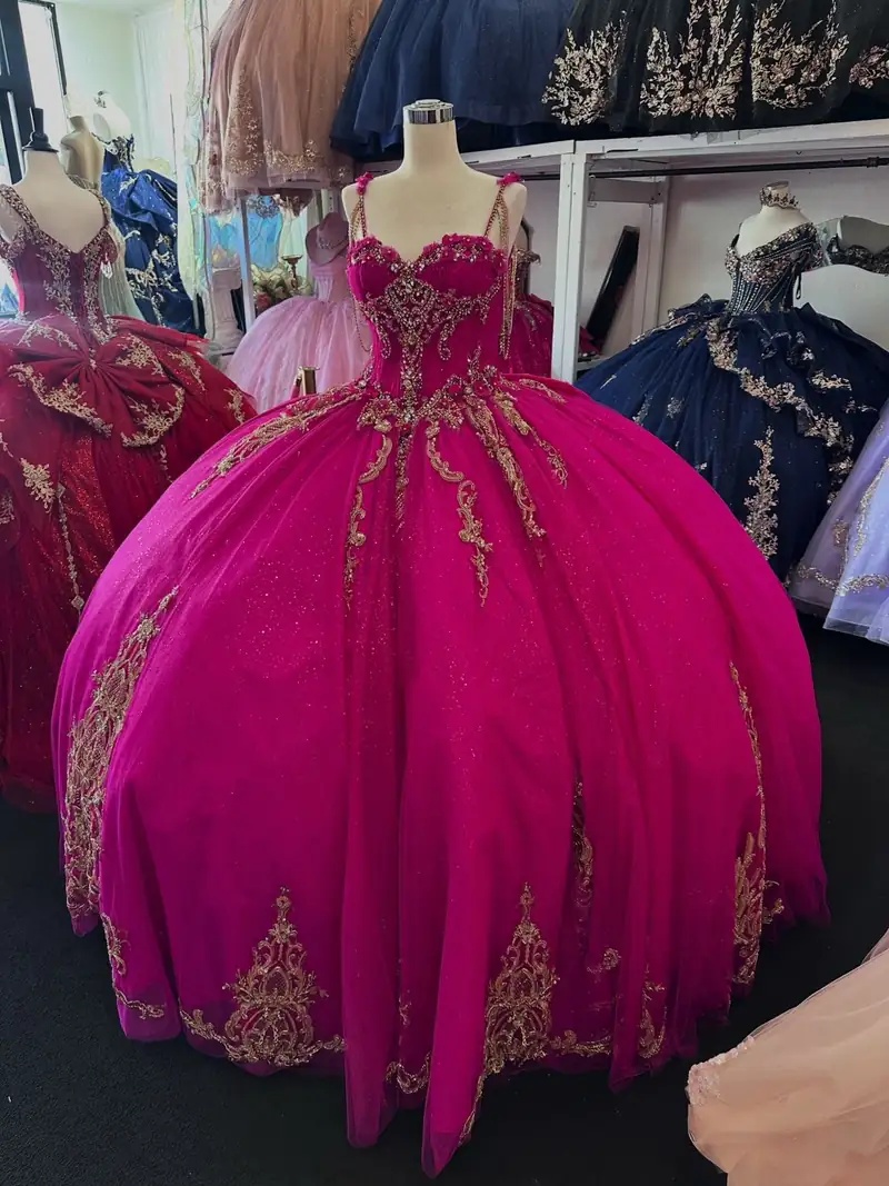 Pink formal gown